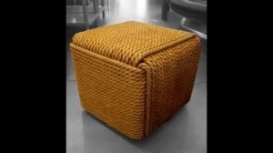 Декор из веревок для дома   - это модно !