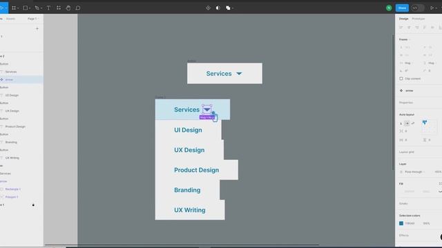 Dropdown Menu in Figma | Figma Tutorial смотреть онлайн