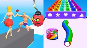Мобильные игры Squeezy Girl и Handmade Candy Run прохождение, геймплей и новые уровни для Android