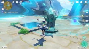 Genshin Impact . Загадка с монументом и пластиной в Ли Юэ, Облачное море