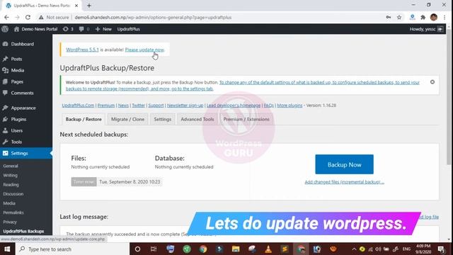 How to update WordPress without Losing Content for Beginners - Easy Method 2020 смотреть онлайн
