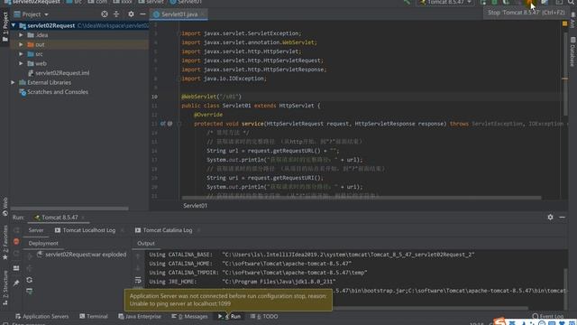 019 Servlet HttpServletRequest对象 常用方法和获取请求数据 смотреть онлайн