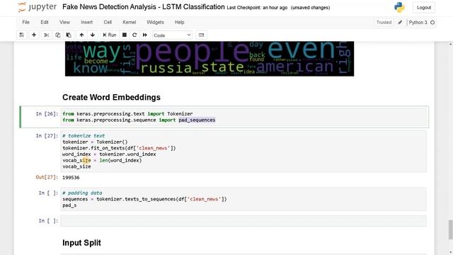 Fake News Detection Analysis (LSTM Classification) | NLP | Python смотреть онлайн