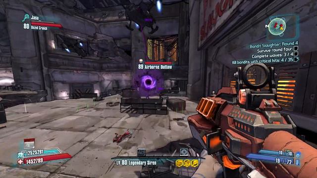 Co-op OP10 Maya & Krieg vs Bandit Slaughter (Rounds 3 - 5) - Borderlands 2 смотреть онлайн