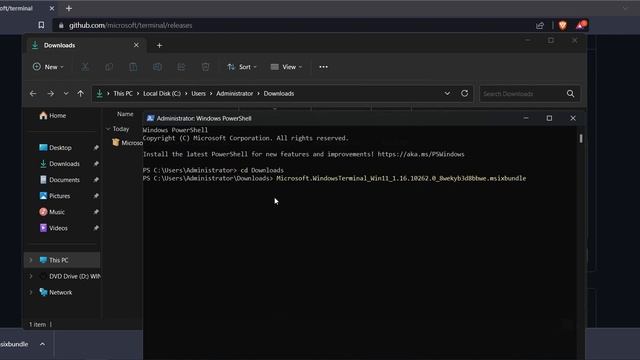 Install Windows Terminal Without Microsoft Store in Windows 11 [2023] смотреть онлайн