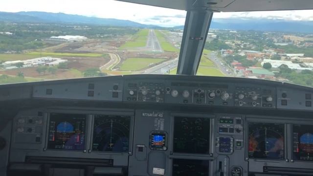Landing En San Jose Costa Rica Airport RWY25  #costarica #airbus #A320neo