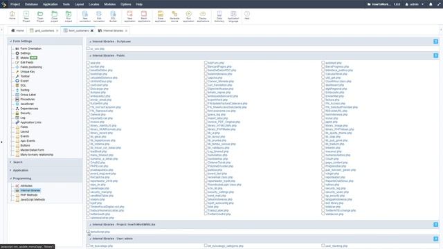 Scriptcase - Working with libraries смотреть онлайн
