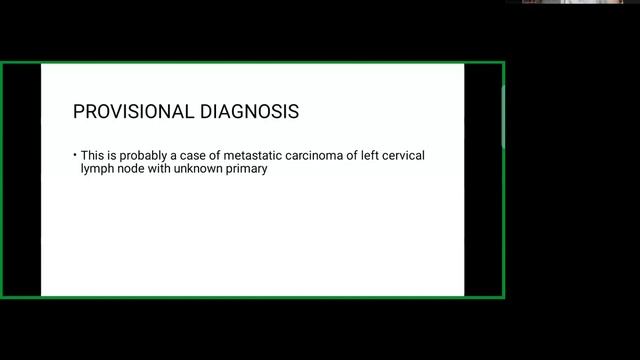 Case Presentation - Metastatic Cervical Lymph Node With Unknown Primary (5.08.23) смотреть онлайн