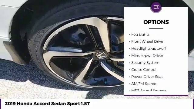 2019 Honda Accord Sedan Sport 1.5T New 23573 смотреть онлайн