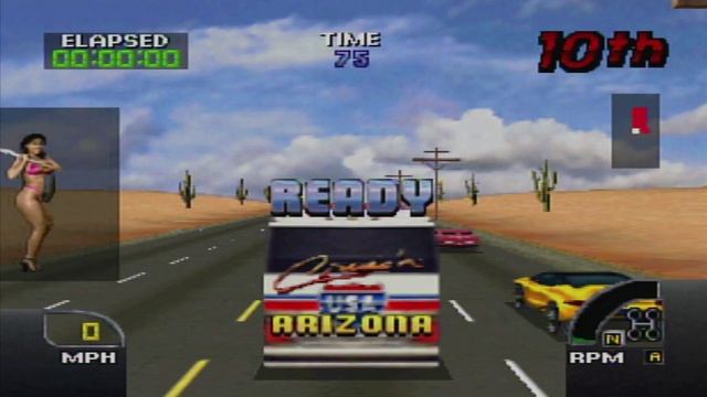 Cruis'N'USA Cruise The USA Playthrough With Cruis'n' USA Bus (Gameshark Is Required For This)
