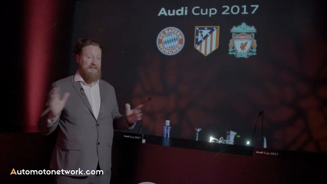Four top clubs in Audi Cup 2017 | 3D Hologram Press conference. смотреть онлайн