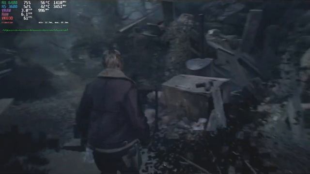 Resident Evil 4 Chainsaw Demo with Radeon RX 6400 смотреть онлайн