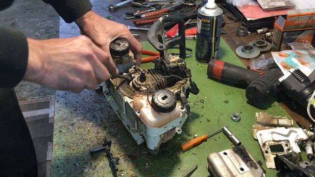 Не заводиться бензопила Stihl 180 / Ремонт бензопили STIHL 180 смотреть онлайн