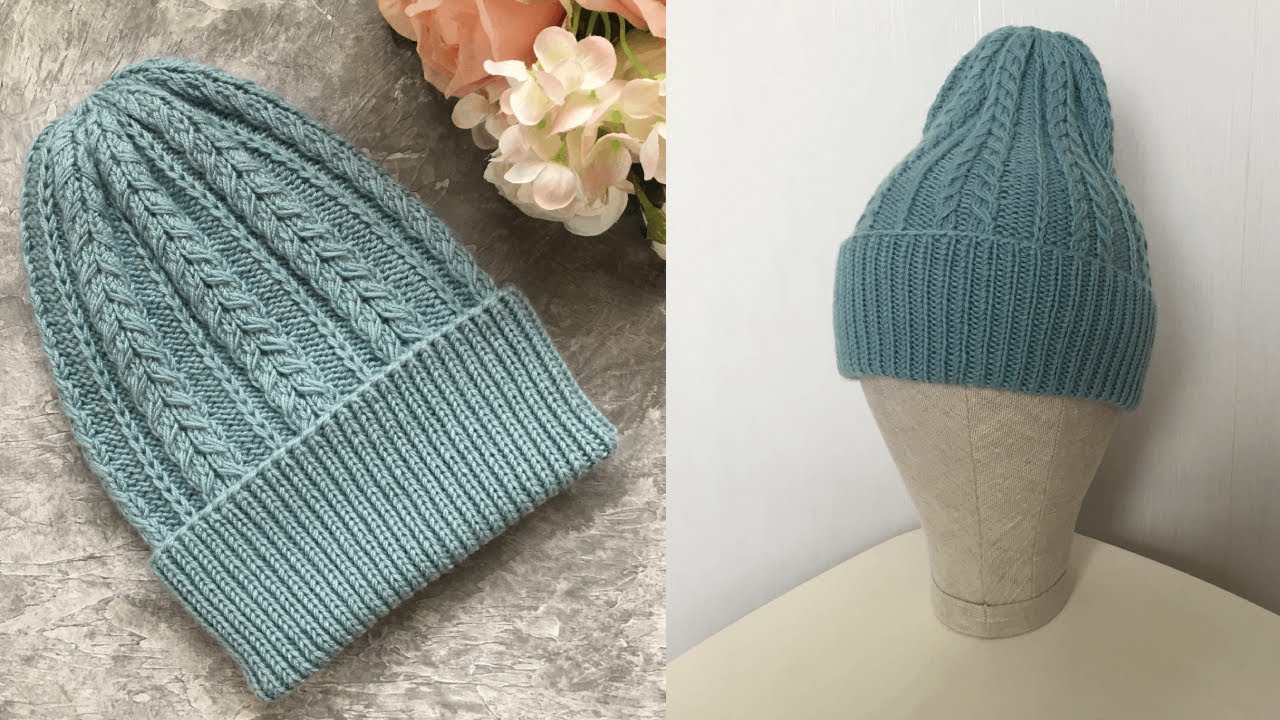 ВЯЗАНАЯ ШАПКА CANDY.KNITTED HAT.