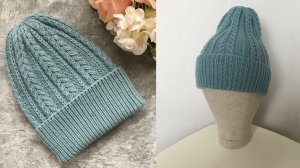 ВЯЗАНАЯ ШАПКА CANDY.KNITTED HAT.