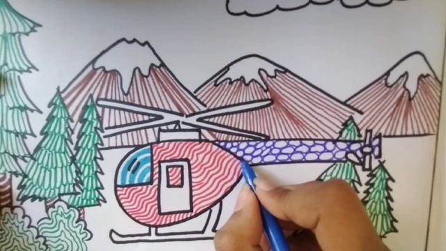 scenery Line Art Design | Doodle Art | Zentangle Art | patterns | sketch Pen Art #viral @MaitrisArt смотреть онлайн