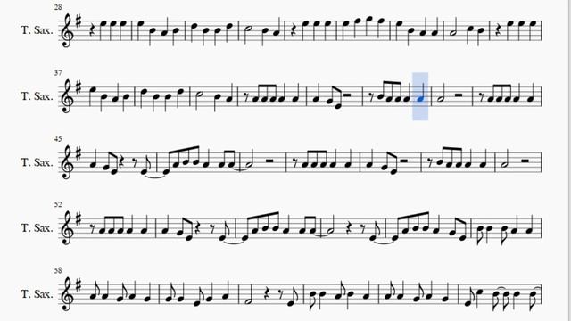 Tenor Sax Sheet Music: How to play Friends by Marshmello & Anne Marie смотреть онлайн