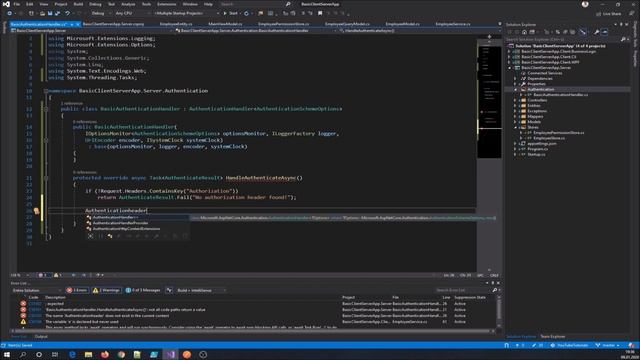 ASP .Net Core 3.1 Authentication Part 1 - BasicAuthentication смотреть онлайн