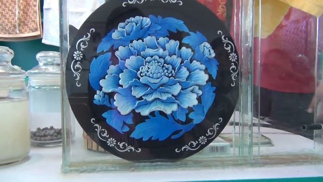 Магазин изделий из бамбука.Китай. Далянь. смотреть онлайн