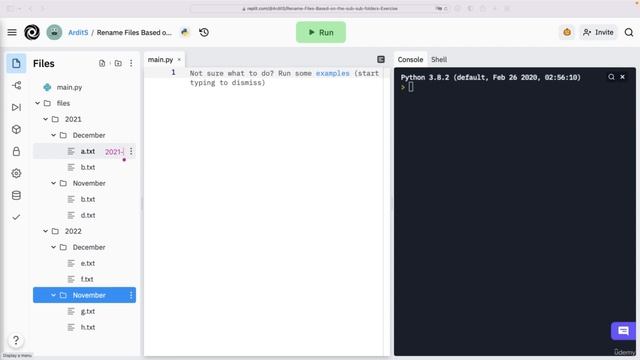 (Exercise) Rename All Files Based on Sub-Sub-Folders | Automate Everything with Python смотреть онлайн
