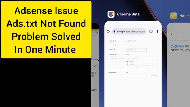 blogger me ads.txt not found problem solved in seconds | Rishi PD Dwivedi смотреть онлайн