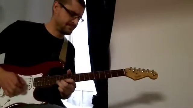 Fender 40th anniversary Strat guitar, chilled improv jamming, Marshall Bluesbreaker смотреть онлайн