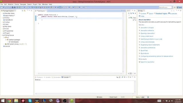 Java String Tutorial by Nerdlogic Anon смотреть онлайн