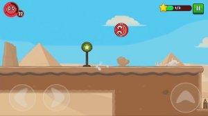 Новый КРАСНЫЙ ШАРИК младший против ЧЕРНЫХ КВАДРАТОВ. ФИНАЛ. Мультик ИГРА Red Ball 7 Adventure