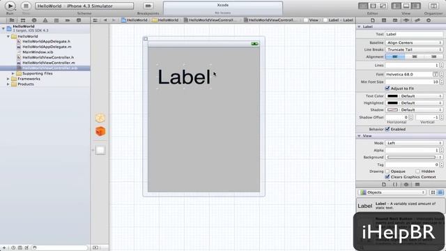 iOS SDK #001 - iHelpBR: Hello World v2 смотреть онлайн