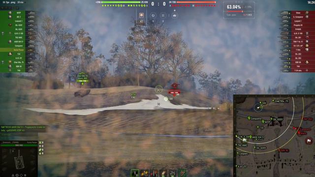 Отметка на Куни панзере. Горит от "ЛУЧШЕЙ ИГРЫ" в мире. смотреть онлайн