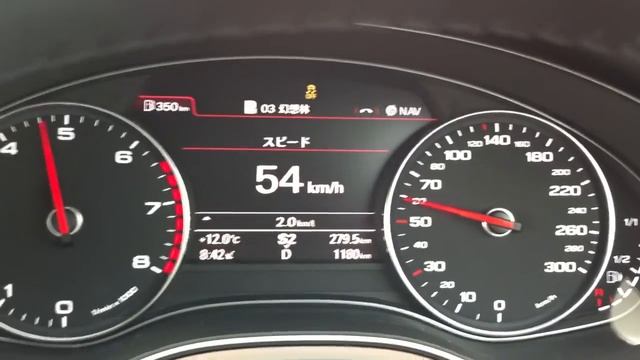AUDI A6（2012)　2.8FSI　Quattro　0-100km/h　Acceleration смотреть онлайн