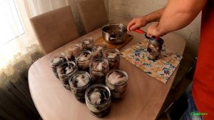 Рыбные консервы из речной и озёрной рыбы в автоклаве, в домашних условиях.