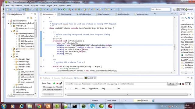 AndroidToMySQL смотреть онлайн