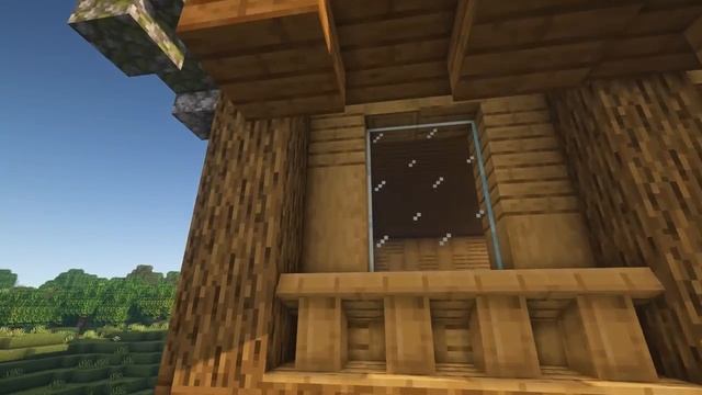 How to Build an Ultimate Wooden House + Interior in Minecraft • Tutorial смотреть онлайн