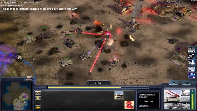 C&C Generals Zero Hour: Condition Zero [FFA HARD ARMY] - ЛАЗЕРНОЕ ШОУ! смотреть онлайн