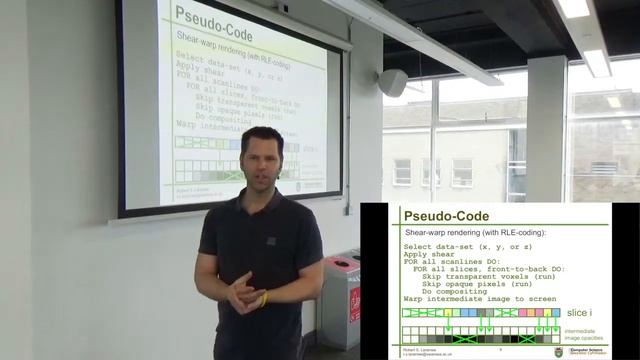 Visualization Lecture 13.2. The Shear Warp Factorization Algorithm, Run Length Encoding смотреть онлайн