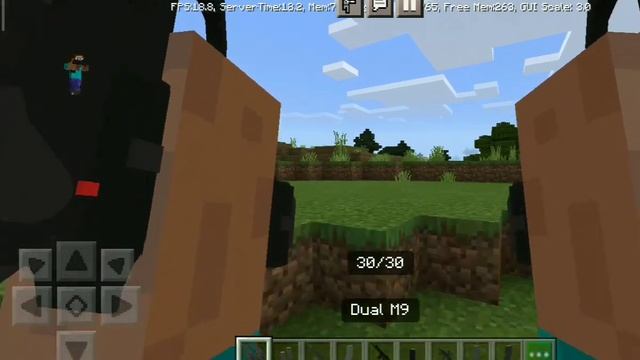 Мод на огнестрельное оружие 3D в MINECRAFT PE (Minecraft Pocket Edition) смотреть онлайн