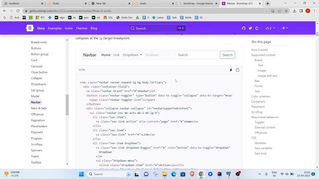 Add Bootstrap Headers and Footers in grails || Groovy On Grails Tutorial Part 3 смотреть онлайн