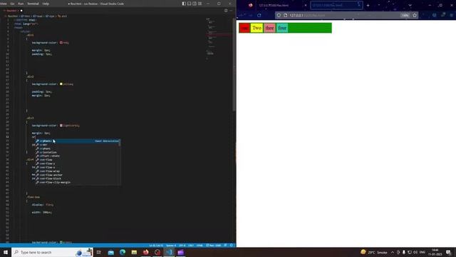flex order in css flex box in hindi || order property in css flex box смотреть онлайн