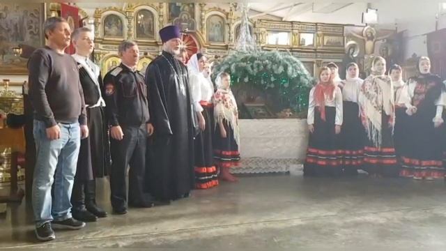 Рождество народный коллектив "Казачий спас" смотреть онлайн