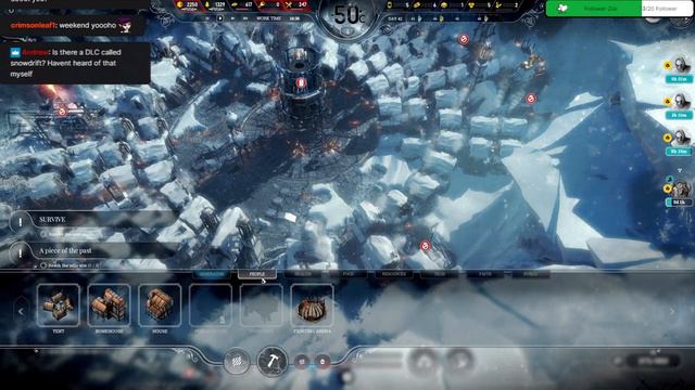 Frostpunk - Endless mode Map Snowdrifts medium - Part 2 - Day 23 + смотреть онлайн