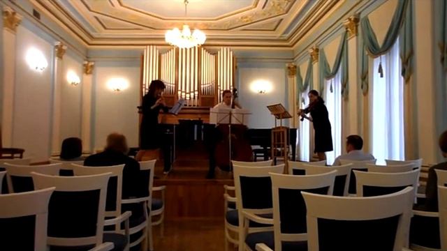 Sperger J.M. Trio for Flute, Viola and Double Bass mov.1 смотреть онлайн