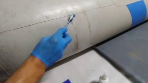 ЭКСПЕРИМЕНТ. Очищаем старый клей с лодки ПВХ разными средствами