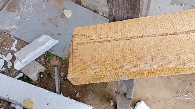 строим навес, пока нет машин...