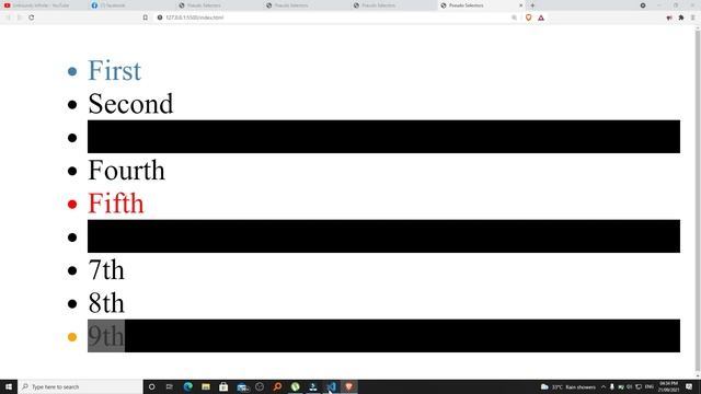 02 Advanced CSS in Nepali Pseudo Selectors CSS nth-child смотреть онлайн