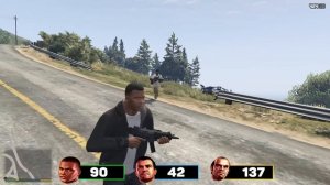 СКОЛЬКО ЧЕЛОВЕК УБИЛИ ГЛАВНЫЕ ГЕРОИ GTA 5?