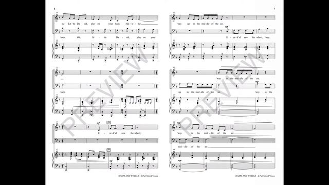 HARPS AND WHEELS (2-Part Mixed Choir) - arr. Joseph M. Martin смотреть онлайн