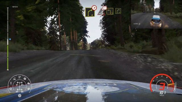 WRC 8 - Ford Fiesta R2 - Neste Rally Finland, Ouninpohja reverse -Career Gameplay #4-Dynamic weathe смотреть онлайн