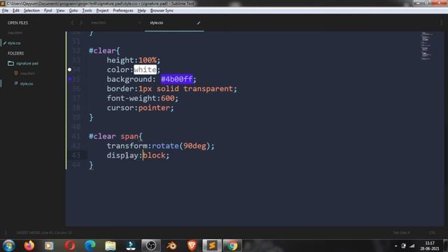 Make a signature pad in html Canvas and javascript || Mr.Cyber смотреть онлайн