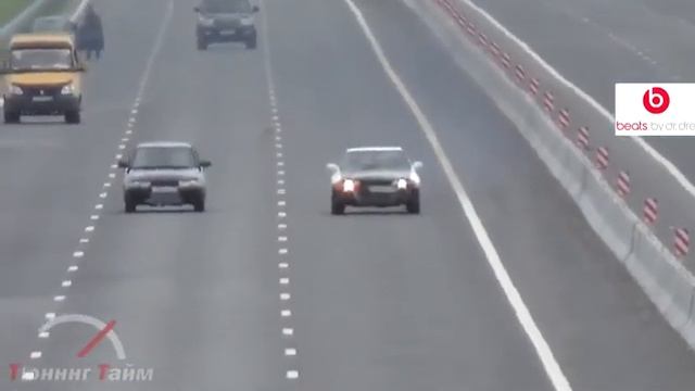 ВАЗ 2112 Черныш против Nissan GT R R32 500 л с смотреть онлайн